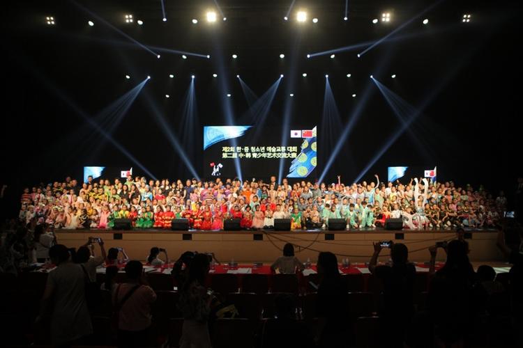 2019年中韩青少年艺术交流大赛在庆尚北道举行【3】--韩国频道--人民
